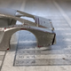 The car was sandblasted and the wing removed.